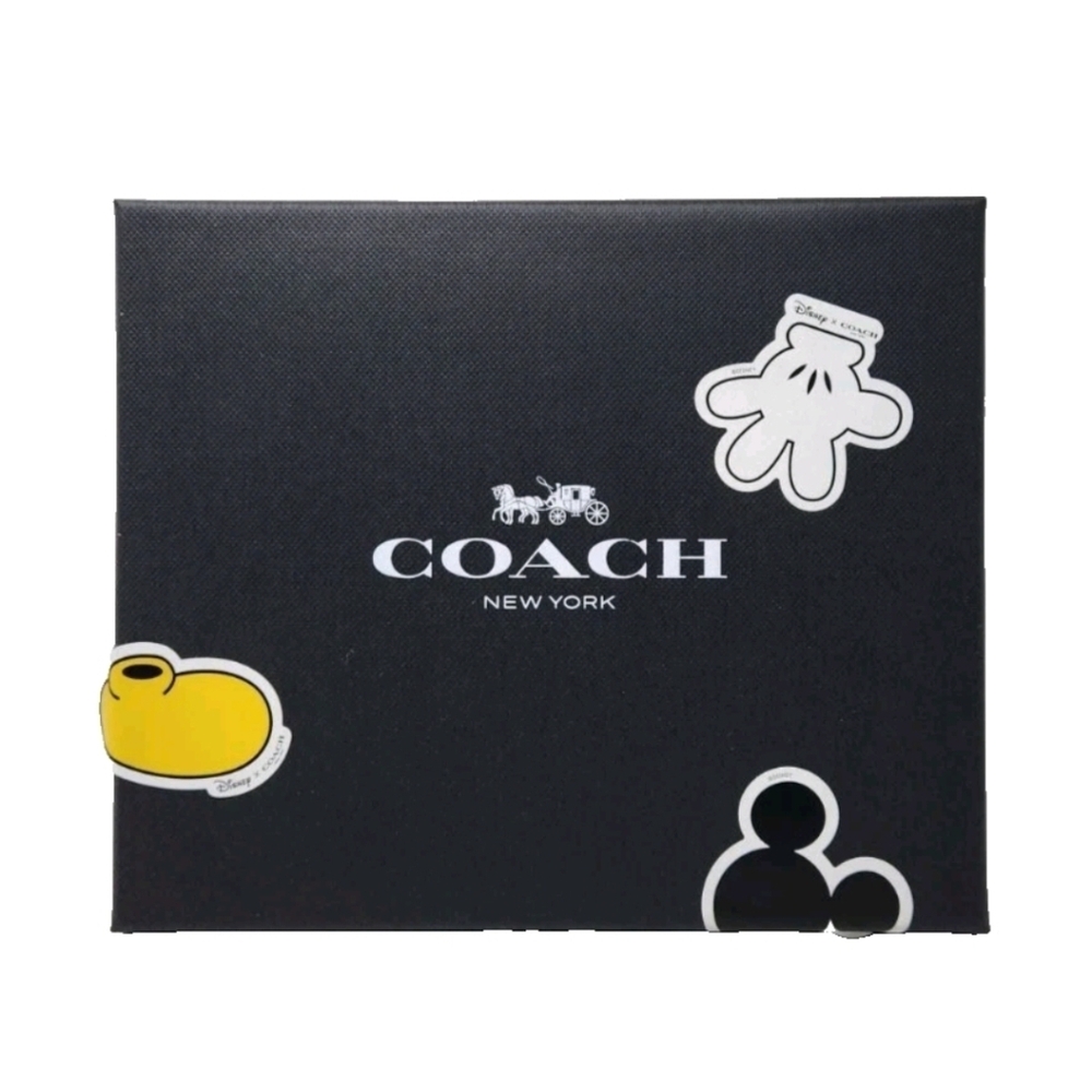 🖤🔹️Coach 🔹️Mickey Leather Charm Hangtag Set of 4 Limited Edition - Picture 6 of 8